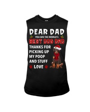 Christmas Dad - Dobermann Sleeveless Tee tile