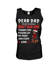 Christmas Dad - Dobermann Unisex Tank tile