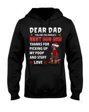Christmas Dad - Dobermann Hooded Sweatshirt front