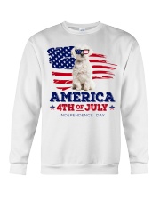 American 4th july - Maltese Crewneck Sweatshirt tile