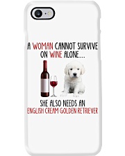 She Also Needs - English Cream Golden Retriever Phone Case tile