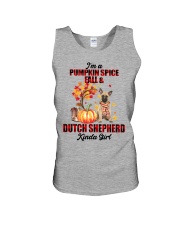 Pumpkin Girl - BLOND Dutch Shepherd Unisex Tank tile