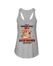 Pumpkin Girl - BLOND Dutch Shepherd Ladies Flowy Tank tile