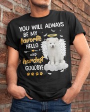 Hardest Goodbye - Samoyed Classic T-Shirt apparel-classic-tshirt-lifestyle-26