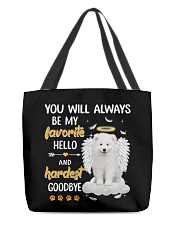Hardest Goodbye - Samoyed All-Over Tote tile