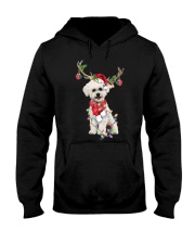 Reindeer - Bichon Frise 1 Hooded Sweatshirt front