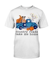 Blue Car - Pitbull 2 Classic T-Shirt front