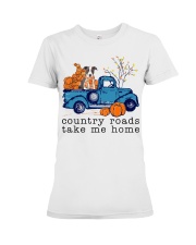 Blue Car - Pitbull 2 Premium Fit Ladies Tee tile