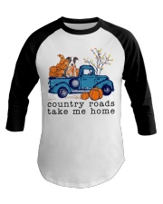 Blue Car - Pitbull 2 Baseball Tee tile