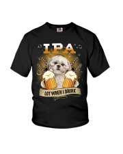 IPA Lot - CREAM Shih Tzu Youth T-Shirt tile