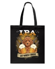 IPA Lot - RED Miniature Poodle Tote Bag tile