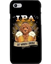 IPA Lot - RED Miniature Poodle Phone Case tile
