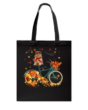 Autumn Bike - Rough Collie 2 Tote Bag tile