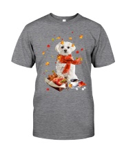 Autumn Leaves Maltese Classic T-Shirt tile