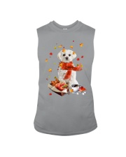 Autumn Leaves Maltese Sleeveless Tee tile