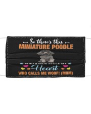 Kinda Stole - SILVER Miniature Poodle Mask tile