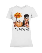 It is Fall - Australian Shepherd Premium Fit Ladies Tee tile