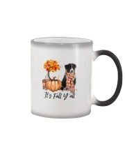 It is Fall - Australian Shepherd Color Changing Mug tile