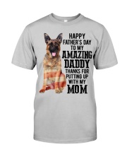 Daddy German Shepherd Classic T-Shirt front