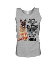 Daddy German Shepherd Unisex Tank tile