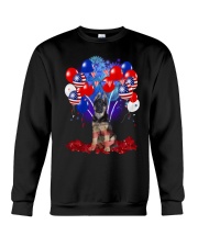 4th July American Balloons - German Shepherd Crewneck Sweatshirt tile