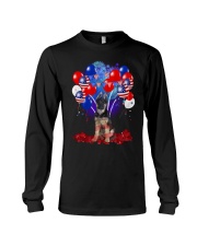 4th July American Balloons - German Shepherd Long Sleeve Tee tile