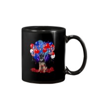 4th July American Balloons - German Shepherd Mug tile