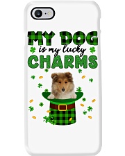 Lucky Charm - Rough Collie 2 Phone Case tile