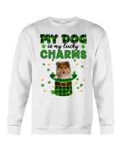Lucky Charm - Rough Collie 2 Crewneck Sweatshirt tile