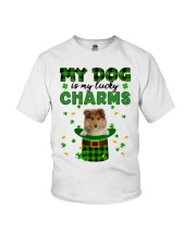Lucky Charm - Rough Collie 2 Youth T-Shirt tile