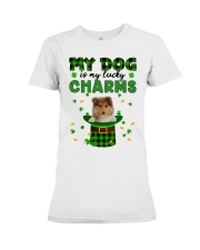 Lucky Charm - Rough Collie 2 Premium Fit Ladies Tee tile