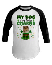 Lucky Charm - Rough Collie 2 Baseball Tee tile