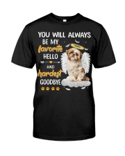 Hardest Goodbye - shih tzu Classic T-Shirt front