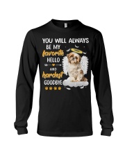 Hardest Goodbye - shih tzu Long Sleeve Tee tile