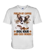 Fueled By - Papilon 1 V-Neck T-Shirt tile
