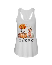 It is Fall - Miniature Schnauzer Ladies Flowy Tank tile