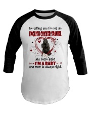 Dog Baby - English Cocker Spaniel 1 Baseball Tee tile