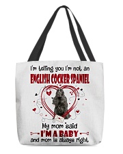 Dog Baby - English Cocker Spaniel 1 All-Over Tote tile