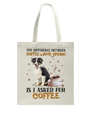 The Difference - Australian Shepherd 2 Tote Bag tile