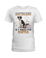 The Difference - Australian Shepherd 2 Ladies T-Shirt tile