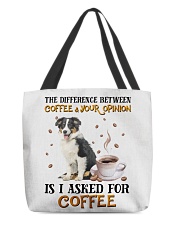 The Difference - Australian Shepherd 2 All-Over Tote tile