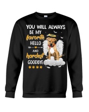 Hardest Goodbye - Pitbull Boxer Mix Crewneck Sweatshirt tile