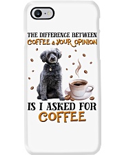 The Difference - GREY Schnoodle Phone Case tile