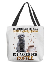 The Difference - GREY Schnoodle All-Over Tote tile
