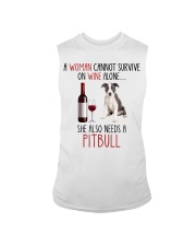 She Also Needs - Pitbull Sleeveless Tee tile