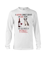 She Also Needs - Pitbull Long Sleeve Tee tile