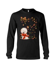 Leaf Scarf - CREAM Bichon Frise Long Sleeve Tee tile