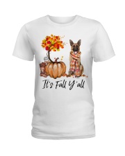 It is Fall - German Shepherd Dog Ladies T-Shirt tile
