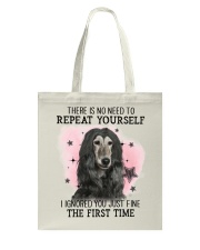 Repeat - Afghan Hound Tote Bag tile