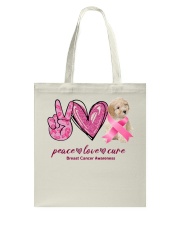 Cure - CREAM Toy Poodle Tote Bag tile